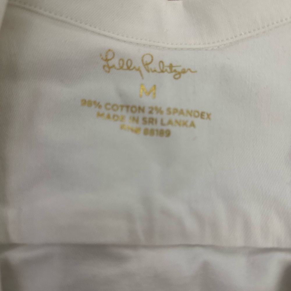 White Lilly Pulitzer Jean Jacket - Picture 2 of 4